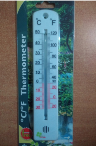 Termometro de pared -30 a 50 C. Alla France