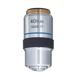 AmScope Obiettivo Microscopio Acromatico 40X A Molla – Standard DIN 20mm – Per Microscopi Composti – Lente Di Ingrandimento Di Ricambio