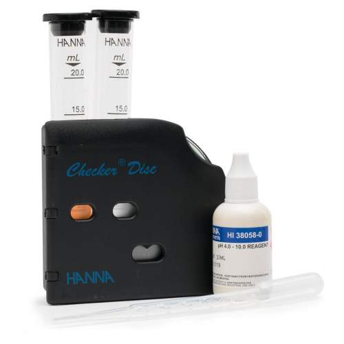 Kit químico de pruebas para pH (Disco 4.0 a 10.0). Hanna Instruments
