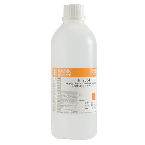 solucion de conductividad  80,000 µS, 500 ml 
