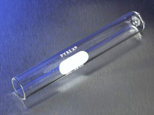 Tubo de ensayo sin labio de 34 ml. Pyrex