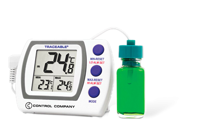 Termómetro digital para refrigerador o congelador -50  a 70 C con certificado