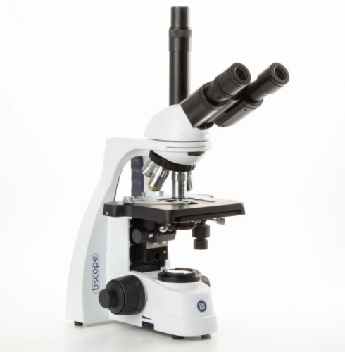 Microscopio compuesto trinocular bScope con objetivos E-plan IOS