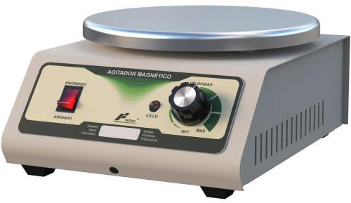 Agitador magnético de 18 cm. de diámetro. Aluminio