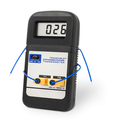 TERMOMETRO DIGITAL ALTAS TEMP CERT -40 A 1,200 C