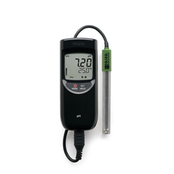 Medidor porttil de pH temperatura impermeable