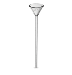 EMBUDO CÓNICO DE VIDRIO DE TALLO LARGO 100 MM