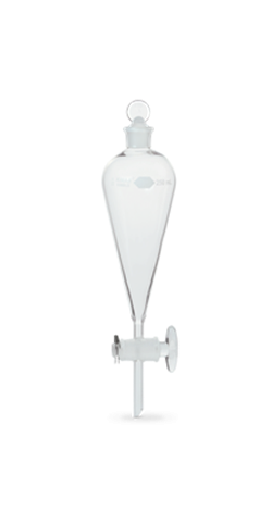 EMBUDO DE SEP. SQUIBB LLAVE Y TAPÓN VIDRIO 60 ML