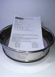 Tamiz 8 pulgadas malla 18 US STD acero inoxidable CISA