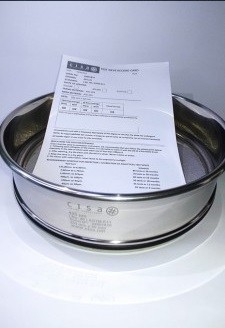 Tamiz 8 pulgadas malla 40 US STD acero inoxidable CISA