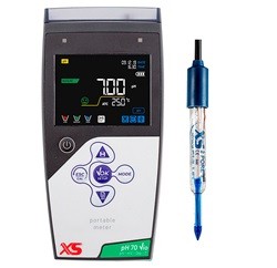 Medidor de pH portátil FOOD 2 poros T pH 70 Vio