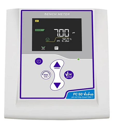 Medidor multiparametrico de pH, mV, ORP, Cond, TDS con electrodo 201 T y celda 2301T