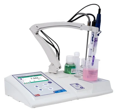 Medidor multiparametrico pH, mV, Cond, TDS y Sal con GLP, agitador magnetico, electrodo polymer S7, celda 2301T y sonda de temperatura