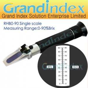 Refractometro Manual 0-90% Brix, 