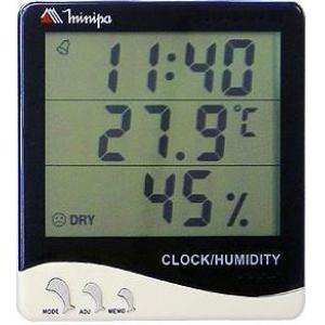 Termometro con humedad y reloj bolsillo